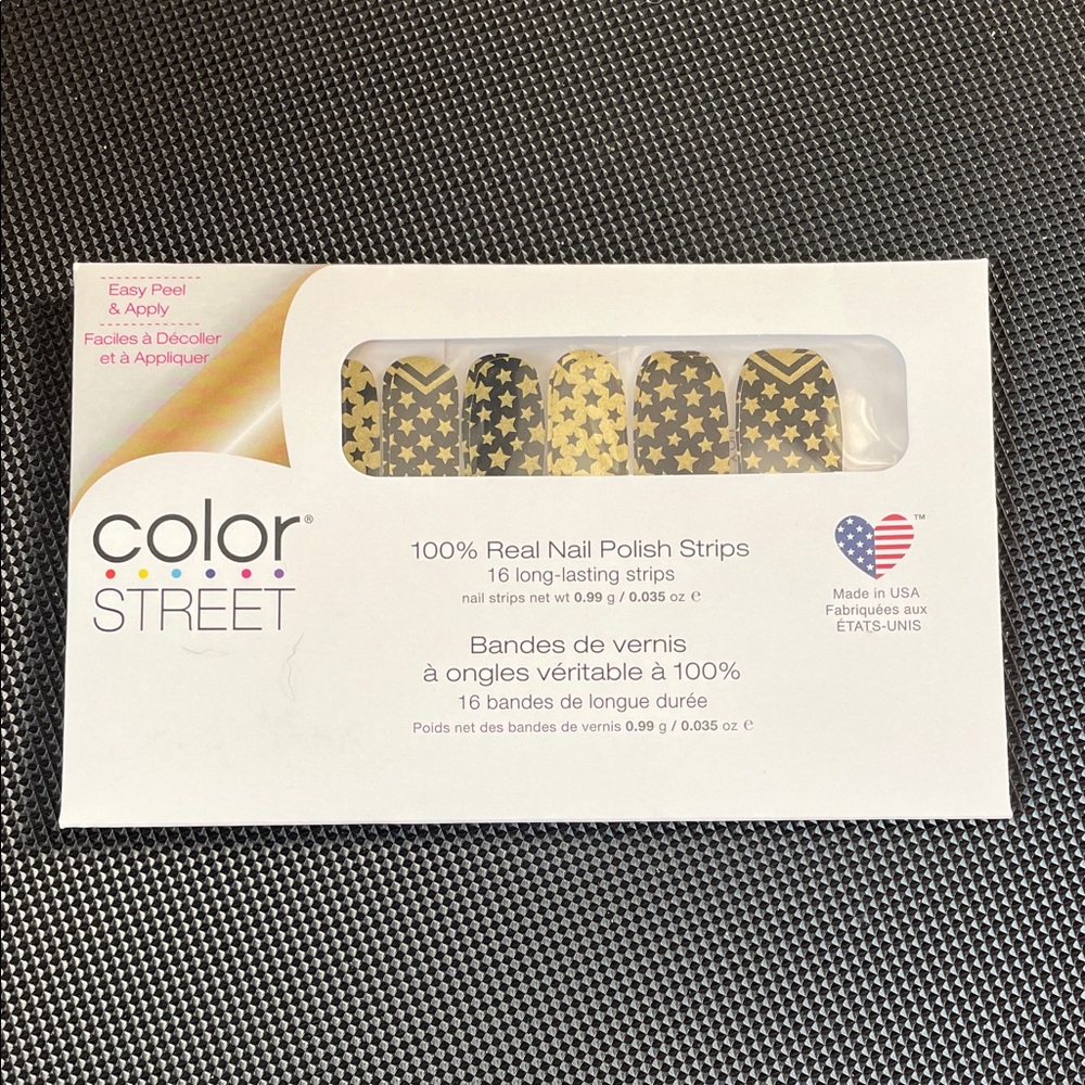Color Street Gold Star Nail Strips